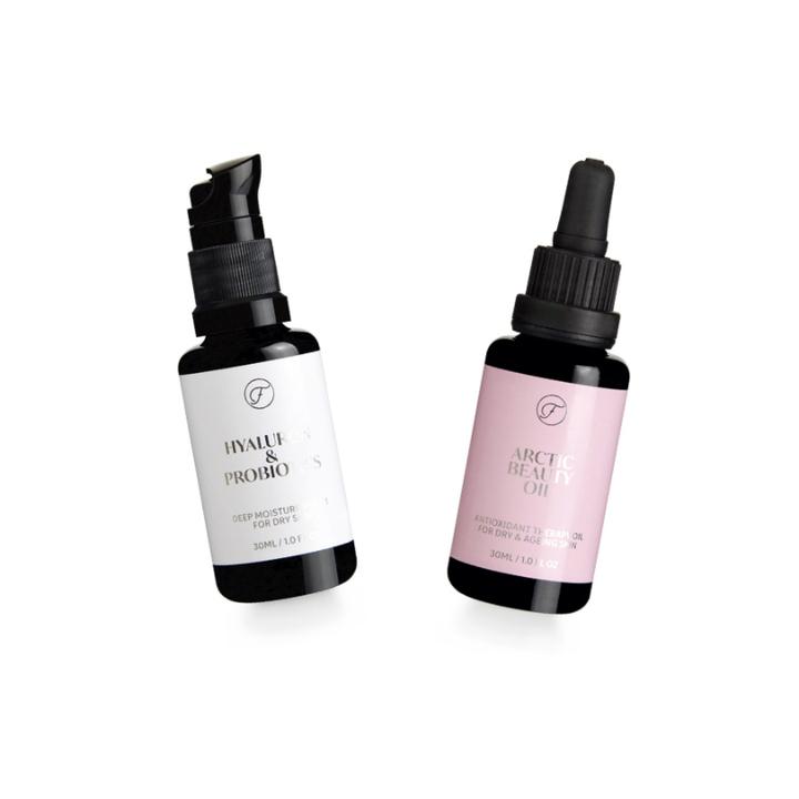 Arctic Beauty pakket, voordeelpakket, Hyaluronzuur&Probiotics, Arctic Beauty Oil, natuurlijk, biologisch, flow cosmetics 