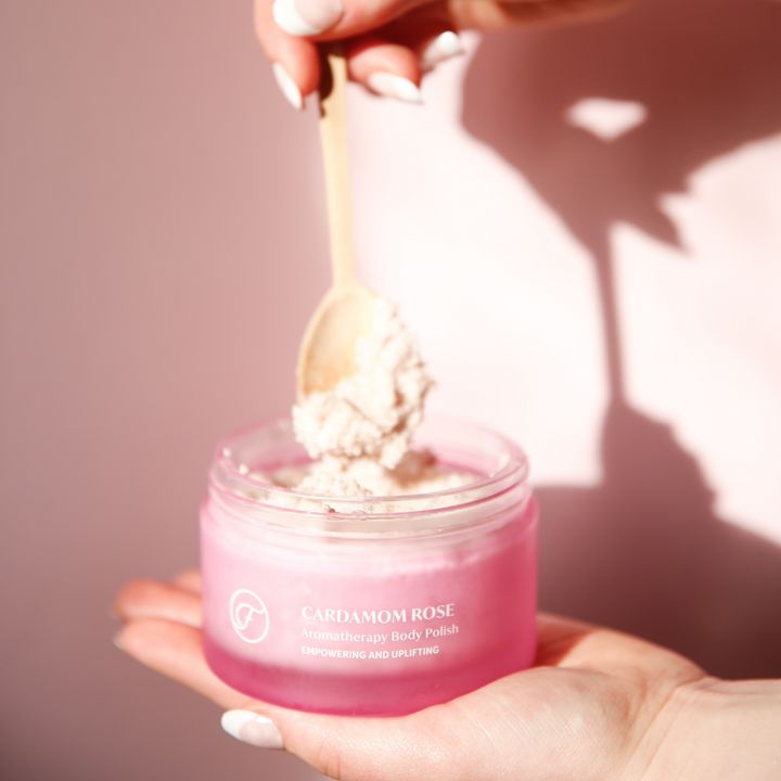 CardamomRose body scrub