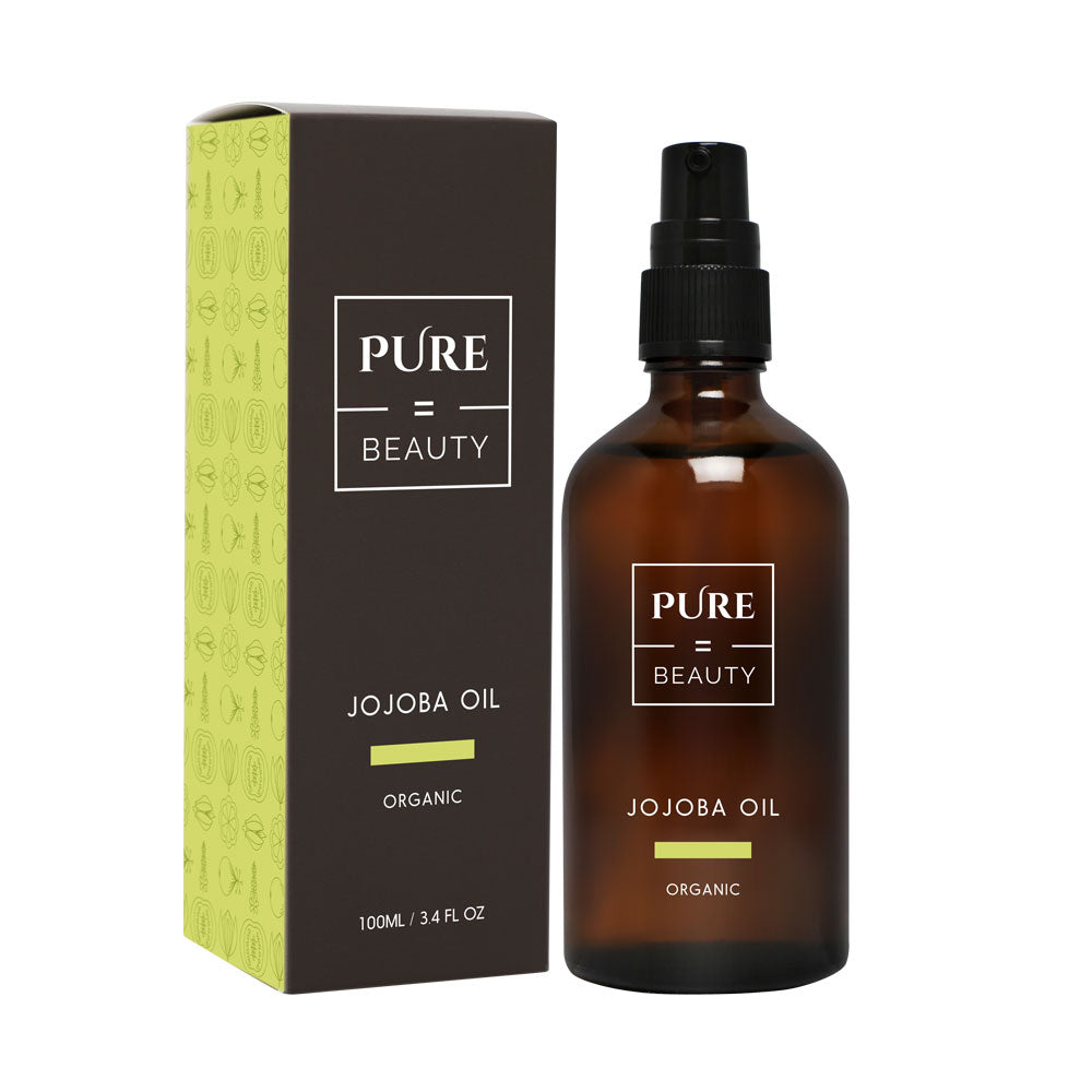 Jojoba-olie, vette huid, acne-gevoelige huid, gezichtsolie, hydrateert, balanceert, natuurlijk, biologisch, flow cosmetics 